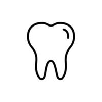 tand symbol ikon vektor