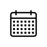kalender symbol ikon vektor