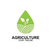 Landwirtschaft Logo, Bauernhof Land Logo Design Vorlage Design vektor