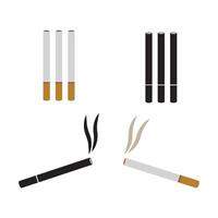 Zigarette Symbol Design vektor