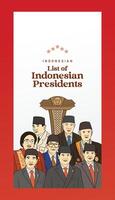 selamat hari kemerdekaan. översättning Lycklig indonesiska oberoende dag illustration vektor