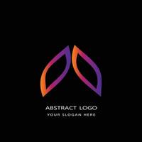 abstrakt Logo Design Gradient Farbe vektor