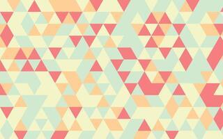 bunt geometrisch Dreieck Muster. abstrakt Hintergrund. vektor
