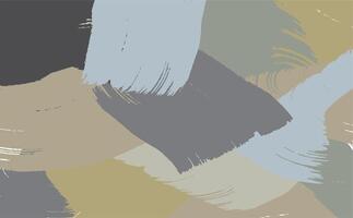 färgrik abstrakt borsta stroke målning hand dragen mönster illustration. grunge bakgrund textur. vektor