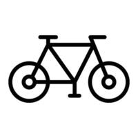 Symbol für die Fahrradlinie vektor