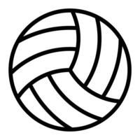 Symbol für Volleyballlinie vektor