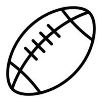 Rugby-Linie-Symbol vektor