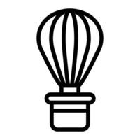 Symbol für Luftballonlinie vektor
