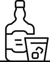 Flasche trinken Symbol Symbol Bild. Illustration von das trinken Wasser Flasche Glas Design Bild vektor