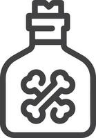 Flasche trinken Symbol Symbol Bild. Illustration von das trinken Wasser Flasche Glas Design Bild vektor