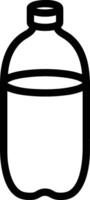 Flasche trinken Symbol Symbol Bild. Illustration von das trinken Wasser Flasche Glas Design Bild vektor