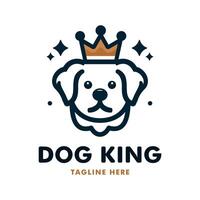 Hund König Illustration Logo kostenlos Profi eps vektor