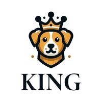 Hund König Illustration Logo kostenlos Profi eps vektor