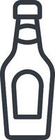 Flasche trinken Symbol Symbol Bild. Illustration von das trinken Wasser Flasche Glas Design Bild vektor