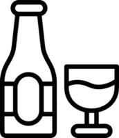 Flasche trinken Symbol Symbol Bild. Illustration von das trinken Wasser Flasche Glas Design Bild vektor