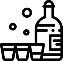 Flasche trinken Symbol Symbol Bild. Illustration von das trinken Wasser Flasche Glas Design Bild vektor