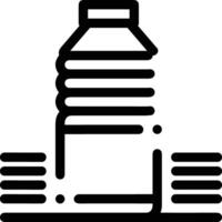 Flasche trinken Symbol Symbol Bild. Illustration von das trinken Wasser Flasche Glas Design Bild vektor