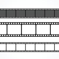 Film Streifen Sammlung im anders Größen vektor