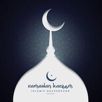 Ramadan Festival Gruß Hintergrund vektor