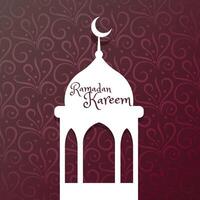 Ramadan kareem Festival Gruß vektor