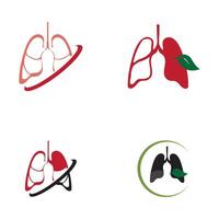 lungor logotyp och symbol vektor