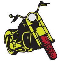 Motorrad Sport Symbol Symbol Illustration Design vektor