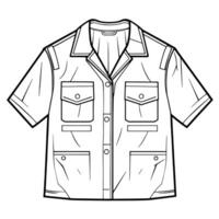 Basic Symbol von Arbeitskleidung, geeignet zum Fachmann Kleidung Entwürfe. vektor