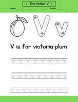 Alphabete Rückverfolgung Briefe zum Hand üben vektor