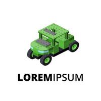 logotyp med militär sUV för skriva ut och design. ClipArt. vektor