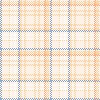 Tartan Muster nahtlos. Süss Plaid Muster nahtlos Tartan Illustration einstellen zum Schal, Decke, andere modern Frühling Sommer- Herbst Winter Urlaub Stoff drucken. vektor