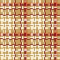 Plaid Muster nahtlos. Gingham Muster Vorlage zum Design Ornament. nahtlos Stoff Textur. vektor