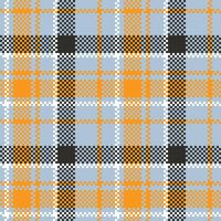 Tartan Plaid nahtlos Muster. kariert Muster nahtlos. nahtlos Tartan Illustration einstellen zum Schal, Decke, andere modern Frühling Sommer- Herbst Winter Urlaub Stoff drucken. vektor