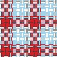 Tartan Plaid Muster nahtlos. schottisch Plaid, zum Schal, Kleid, Rock, andere modern Frühling Herbst Winter Mode Textil- Design. vektor