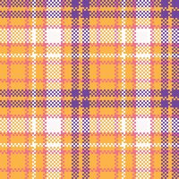 schottisch Tartan Plaid nahtlos Muster, Süss Plaid Muster nahtlos. zum Schal, Kleid, Rock, andere modern Frühling Herbst Winter Mode Textil- Design. vektor