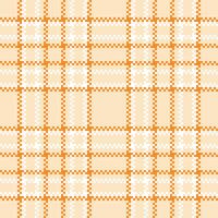 Tartan Muster nahtlos. Pastell- klassisch Plaid Tartan Vorlage zum Design Ornament. nahtlos Stoff Textur. vektor