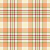 kariert Muster nahtlos. schottisch Tartan Muster nahtlos Tartan Illustration einstellen zum Schal, Decke, andere modern Frühling Sommer- Herbst Winter Urlaub Stoff drucken. vektor