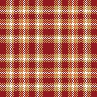 Plaid Muster nahtlos. Gingham Muster Vorlage zum Design Ornament. nahtlos Stoff Textur. vektor