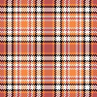 Plaid Muster nahtlos. traditionell schottisch kariert Hintergrund. Vorlage zum Design Ornament. nahtlos Stoff Textur. vektor