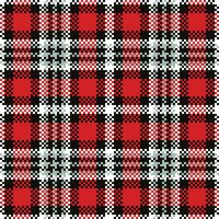 schottisch Tartan nahtlos Muster. Gingham Muster nahtlos Tartan Illustration einstellen zum Schal, Decke, andere modern Frühling Sommer- Herbst Winter Urlaub Stoff drucken. vektor