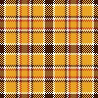 Tartan Plaid Muster nahtlos. klassisch schottisch Tartan Design. zum Schal, Kleid, Rock, andere modern Frühling Herbst Winter Mode Textil- Design. vektor