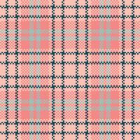 Plaid Muster nahtlos. Schachbrett Muster Vorlage zum Design Ornament. nahtlos Stoff Textur. vektor