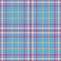 Plaid Muster nahtlos. Prüfer Muster Vorlage zum Design Ornament. nahtlos Stoff Textur. vektor