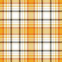 Plaid Muster nahtlos. klassisch Plaid Tartan Vorlage zum Design Ornament. nahtlos Stoff Textur. vektor