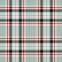 schottisch Tartan nahtlos Muster. klassisch Plaid Tartan nahtlos Tartan Illustration einstellen zum Schal, Decke, andere modern Frühling Sommer- Herbst Winter Urlaub Stoff drucken. vektor