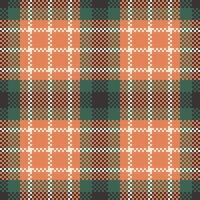 Plaid Muster nahtlos. Gingham Muster Vorlage zum Design Ornament. nahtlos Stoff Textur. vektor