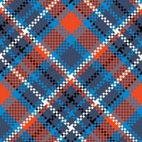 schottisch Tartan nahtlos Muster. Plaid Muster nahtlos nahtlos Tartan Illustration einstellen zum Schal, Decke, andere modern Frühling Sommer- Herbst Winter Urlaub Stoff drucken. vektor