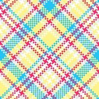 Tartan Plaid nahtlos Muster. schottisch Plaid, nahtlos Tartan Illustration einstellen zum Schal, Decke, andere modern Frühling Sommer- Herbst Winter Urlaub Stoff drucken. vektor