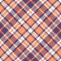 kariert Muster nahtlos. abstrakt prüfen Plaid Muster Vorlage zum Design Ornament. nahtlos Stoff Textur. vektor