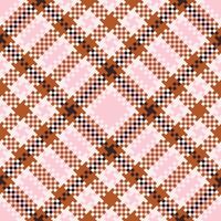 Plaid Muster nahtlos. Prüfer Muster Vorlage zum Design Ornament. nahtlos Stoff Textur. vektor