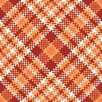 schottisch Tartan nahtlos Muster. kariert Muster nahtlos Vorlage zum Design Ornament. nahtlos Stoff Textur. vektor